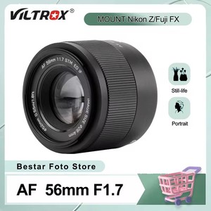 เลนส์ <span class=keywords><strong>Viltrox</strong></span> 56 มม. F1.7 APS-C ออโต้โฟกัส สำหรับถ่ายภาพบุคคล รูรับแสงกว้าง สำหรับกล้อง Fuji X-E3 X-T5 และ <span class=keywords><strong>Nikon</strong></span> Z30 เหมาะสำหรับการถ่ายภาพกลางแจ้ง - Product Image 2