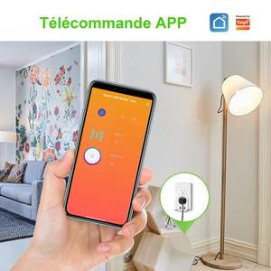 Presa USB Intelligente Antela Tuya con Spina EU 220V 16A, Controllo Wi-Fi On-Off-On, in Plastica Bianca, Uso Universale - Product Image 5