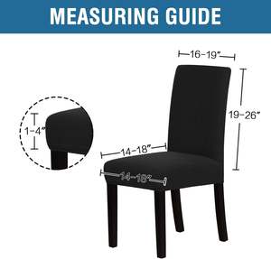 Fundas de Licra Elásticas Jacquard para Sillas de Comedor, Universales y Personalizadas - Product Image 4