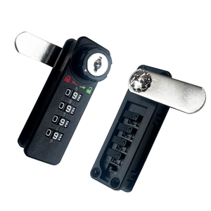 Serratura Meccanica di Sicurezza per <span class=keywords><strong>Mobili</strong></span> con Combinazione a 4 Cifre, Lucchetto a Camma con Password e Chiavi - Product Image 2