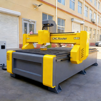 Machine de gravure sur bois à alimentation directe du fabricant, mini routeur CNC 1212 1224 1325 avec table à vide à rainures en T et dispositif rotatif