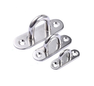 Œil de fixation oblong en acier inoxydable 316 pour usage maritime, anneau en D de 5 mm, plaque de fixation, boucle, gréement, accessoires pour yacht et <span class=keywords><strong>bateau</strong></span> - Product Image 4
