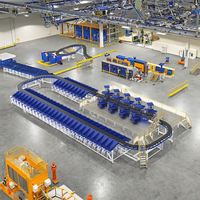 Trieur à courroies croisées pour la distribution de colis express et les hubs logistiques