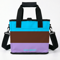 Sac isotherme pliable Androsexual Rainbow pour le travail, le camping, étanche et anti-fuite avec bandoulière