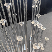 Lumière de décoration de mariage à 8 têtes / 10 têtes, LED romantique, chemin de marche, fond de scène, décoration lumineuse pour mariage, fête, décoration de la maison