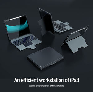 Cover per tastiera in pelle retroilluminata a 7 colori staccabile Nillkin con Touchpad per <span class=keywords><strong>custodia</strong></span> per tastiera <span class=keywords><strong>iPad</strong></span> 10.2 Pro <span class=keywords><strong>12.9</strong></span> - Product Image 4