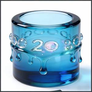 Dés en résine colorés D20 en forme d'étoile/cylindre pour jeux de table et cadeaux de fête - Product Image 1
