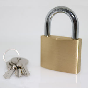 भारी ड्यूटी पीतल पदलॉक 20-70 मिमी सामान गोदाम दरवाजा सुरक्षित पदलॉक - Product Image 5