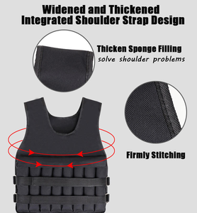 Gilet lesté respirant et réglable pour hommes et femmes, idéal pour la course, l'entraînement scolaire et les activités de plein air - Product Image 5