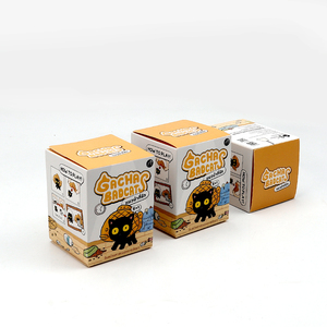 Caja misteriosa de diseño personalizado, superficie mate ciega, embalaje de juguetes ecológico, caja de papel PDQ con embalaje de cremallera de rasgadura - Product Image 3