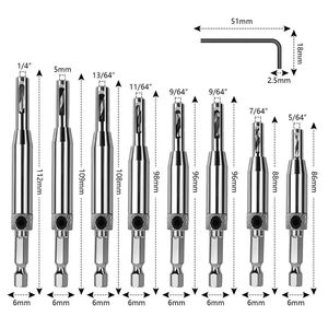 2025 Self-Centering Set for Woodworking <b>Door</b> and <b>Window</b> <b>Hinge</b> Positioning Hole Opener Drill Bit - Product Image 2