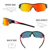 Lunettes de soleil de sport personnalisées TR90 UV400 polarisées avec protection UV, photochromiques, pour le cyclisme, avec verres en PC légers, pour la course à pied