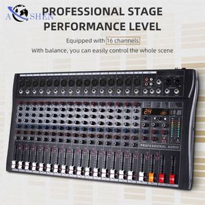 Console de mixage audio professionnelle 16 canaux USB 24 DSP pour fêtes, spectacles, KTV et DJ - Product Image 2