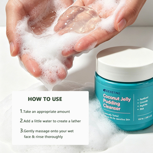 Gel Limpiador Facial Hidratante y Suave, Exfoliante Profundo, Limpiador Coreano, Limpiador de Coco en Gel - Product Image 5