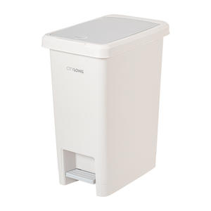 Cubo de Basura Rectangular Citylong de 12L con Pedal para Interiores, Cocina y Baño - Product Image 1