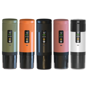 New Arrive Portable Handheld Espresso <b>Maker</b> with Digital Display Portable Car <b>Coffee</b> <b>Maker</b> Battery Powered for Household Camping - Product Image 2