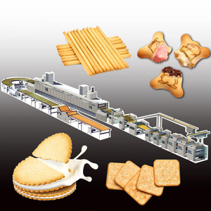 Línea automática de producción de fábrica de galletas Soda Cracker Galleta Máquina para hacer galletas - Product Image 1