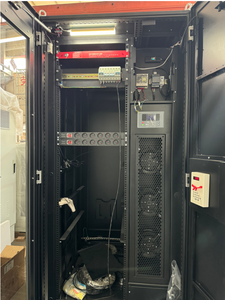 Rack de centre de données personnalisé monobloc W-<span class=keywords><strong>TEL</strong></span> : construction en alliage d'aluminium, indice de protection IP55, refroidissement de précision de qualité industrielle - Product Image 4