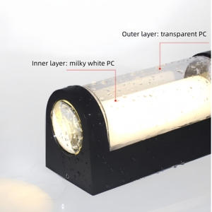 Outdoor Aluminum <b>Waterproof</b> IP65 LED Multi-Sided Design <b>Lighting</b> for Corridor Staircase Courtyard Decorative - Product Image 6