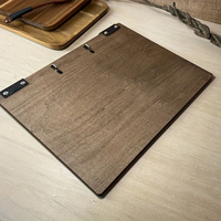 Porta Menús Personalizado A4 A5 con Logotipo, Carpeta de Menú de Madera Premium para Restaurante, Bar, Cafetería, Bebidas, Suministros para Bodas