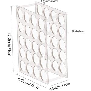 40孔亚克力卷收纳架工艺室卷架40乙烯基卷纸架礼品展示架<span class=keywords><strong>2</strong></span>包 - Product Image 6