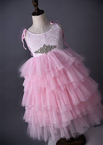 Robes pour enfants de taille plus, robes d'été décontractées pour filles, robes de princesse pour filles, robes unies de qualité supérieure - Product Image 5