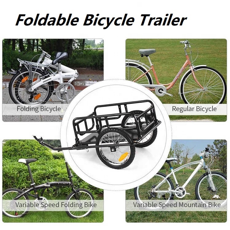 Faltbarer Stahlrahmen-Fahrradanhnger fr Reise, Camping, Angeln  Lasten-  und Transportanhnger| Alibaba.com