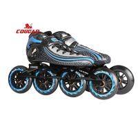Patins à roulettes en ligne pour adultes SR9 Cougar en fibre de carbone avec roues en PU de 100 mm 1100