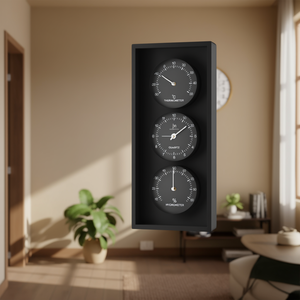 Horloge murale (12x26cm) JUSTAMINUTE Noir JA 7071N - Product Image 3