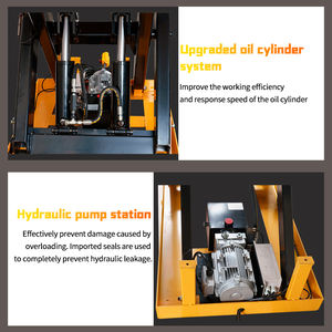 HW1001 beban kualitas tinggi <span class=keywords><strong>1t</strong></span> tinggi 1m gunting ukuran Platform 1300*820mm silinder hidrolik listrik meja angkat - Product Image 4