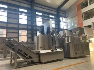 ZYG LZX6000 línea de fritura continua automática freidora comercial máquina freidora de gas máquina freidora