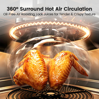 2025 nouvelle friteuse à air numérique multifonctionnelle tout en 1/cuisinière/vapeur/gril/marmite facile à nettoyer friteuse à air intelligente antiadhésive