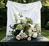Arrangements de fleurs artificielles en soie pour les mariages, les événements de Noël - Fleurs mélangées, toucher naturel, longue durée