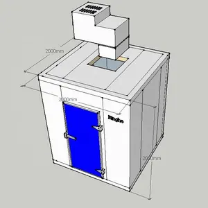 식품 냉동 용기 냉각기 룸 챔버 프로이드 콜드 보관실