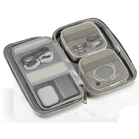 Nouvelle Trousse de Voyage Électronique 2026 – Sac de Rangement Étanche en Oxford pour Accessoires, Câbles, Chargeurs, Batteries Externes et Écouteurs