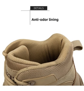 Уличная обувь для пеших прогулок, обувь до середины верха AS33, Нескользящие ботинки из коровьей замши на резиновой подошве для альпинизма - Product Image 4