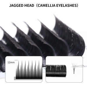 Extensions <span class=keywords><strong>de</strong></span> cils Camellia, longueur mixte 8-15 mm, noir doux, cils individuels pour salon <span class=keywords><strong>de</strong></span> maquillage, vente <span class=keywords><strong>en</strong></span> gros - Product Image 2