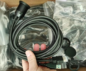 Cáp Cái Usb 3.0 Hdmi Gắn Bảng Điều Khiển Kép Chống Nước IP67 Chiều Dài 1M 3ft - Product Image 6