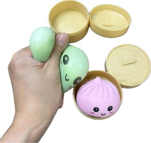 ของเล่นบีบลดความเครียดรูปเกี๊ยวยิ้ม TPR Decompression Squishy สำหรับเด็กอายุ 14 ปีขึ้นไป - Product Image 5