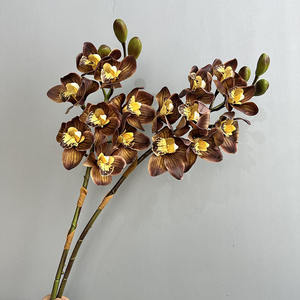 Fleurs d'orchidées artificielles en Latex Whelan Real Touch de haute qualité pour la décoration de vase - Product Image 6