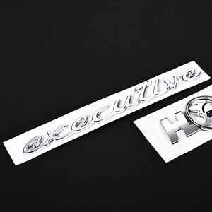 Emblème de voiture Xinrui ABS Chrome 3D, logo exécutif lettre H pour la décoration de véhicule - Product Image 1