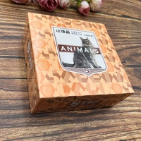 Jeu de cartes éducatives pour enfants, cartes flash, cartes d'apprentissage des couleurs et des formes, papier artistique 300 g/m², emballage en boîte à rabat personnalisée