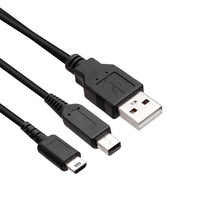 Câble de charge USB universel pour jeux 1,2 m, cordon d'alimentation 2 en 1 pour Nintendo DS NDS Lite NDSL /DSI LL/ XL