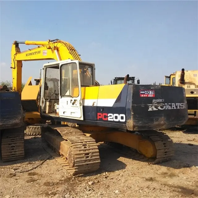 משמש KOMASTU PC200-5 סורק חופר עבור מכירה לוהטת/komatsu PC200-6 200-7 עם טוב עבודה מצב