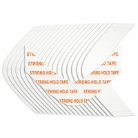 Ruban adhésif double face imperméable pour perruques, maintien puissant pour toupets et extensions capillaires