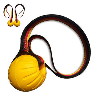 ของเล่นสุนัขแบบลูกบอลลอยน้ำ EVA พร้อมเชือก สำหรับเล่นดึงเชือกและฝึกสุนัข - Product Image 3