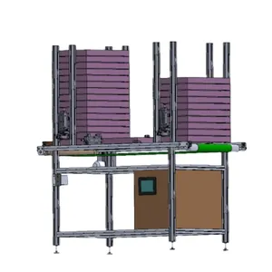 Linea di produzione automatica impilabile macchina di carico e scarico del vassoio macchina automatica personalizzata per l'assemblaggio della macchina per Pallet del vassoio