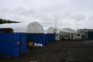 GS กระโจมกลางแจ้ง40ft บนเครื่องบินโรงเก็บเครื่องบินโครงโลหะที่พักพิงเครื่องบิน - Product Image 5