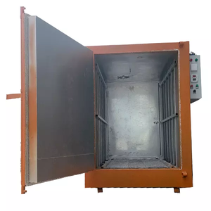 Système de revêtement électrostatique complet en poudre pour jantes de voiture Ensemble complet d'équipement de peinture comprenant une cabine de pulvérisation Four de polymérisation en <span class=keywords><strong>acier</strong></span> - Product Image 6