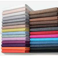 Coussin de siège en éponge haute densité sur mesure, en tissu lin, mousse à mémoire de forme, détachable, pour cantine, canapé, chaise de bureau, dossier